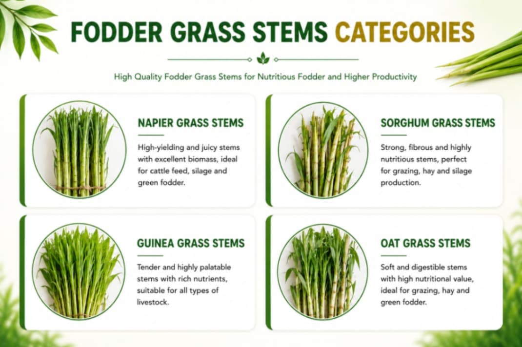 Fodder Grass Steams
